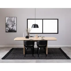 Ascue Karmstol PU Svart