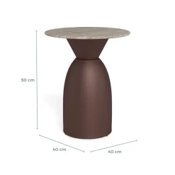 Atrium Sidobord Matt Brons