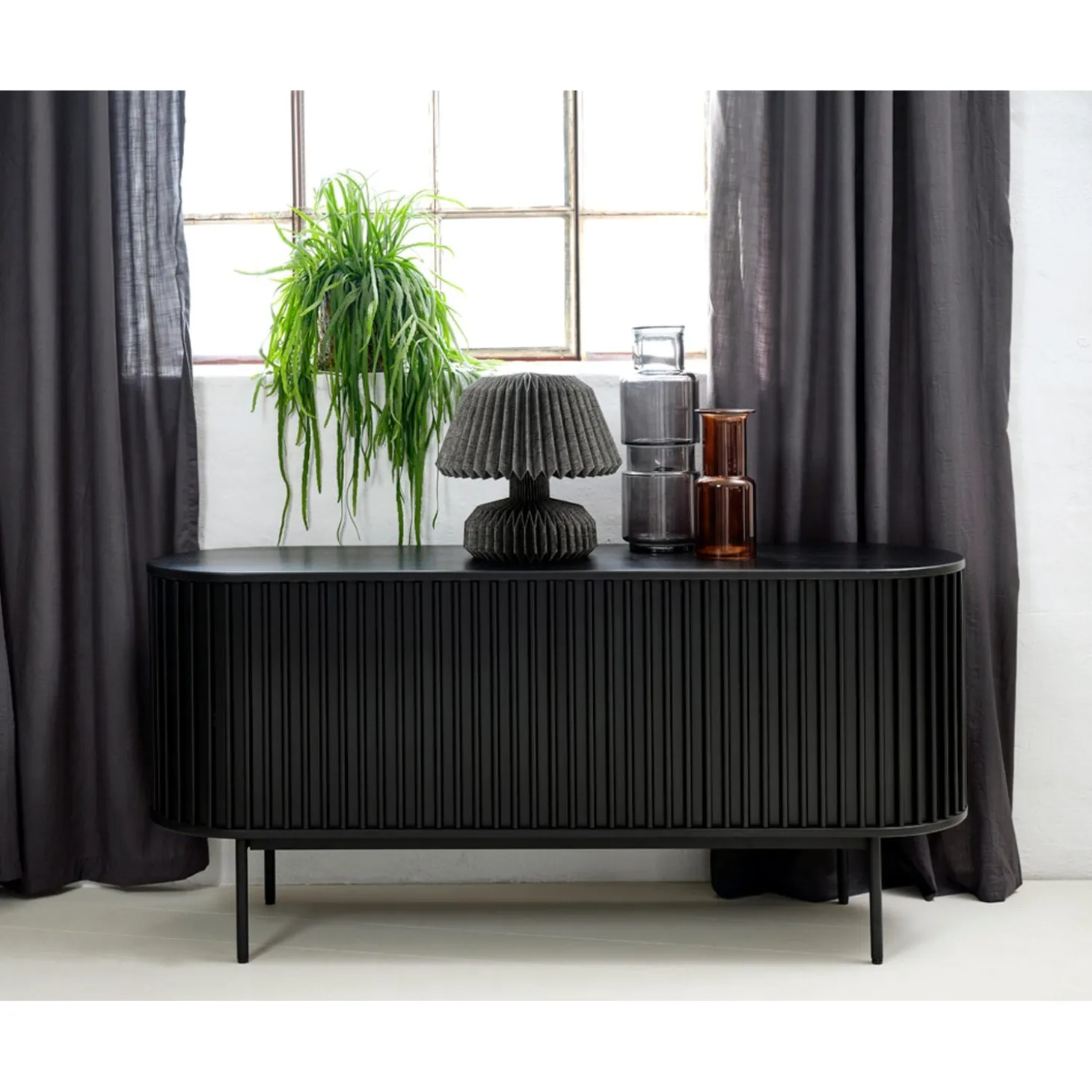 Audrey Sideboard 160 cm Svart