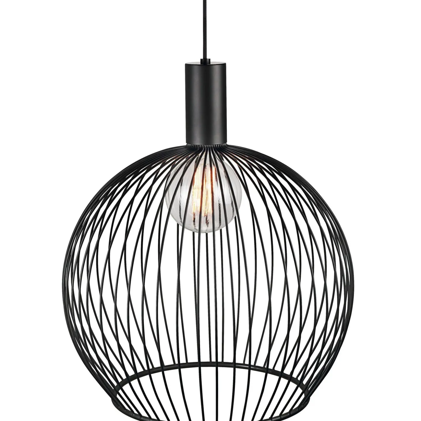 Aver Svart Taklampa 50 cm
