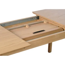 Banks Matbord 95x190-290 cm, Naturlig ek