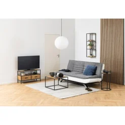 Bastia Bäddsoffa Porter Ljusgrå/Vit