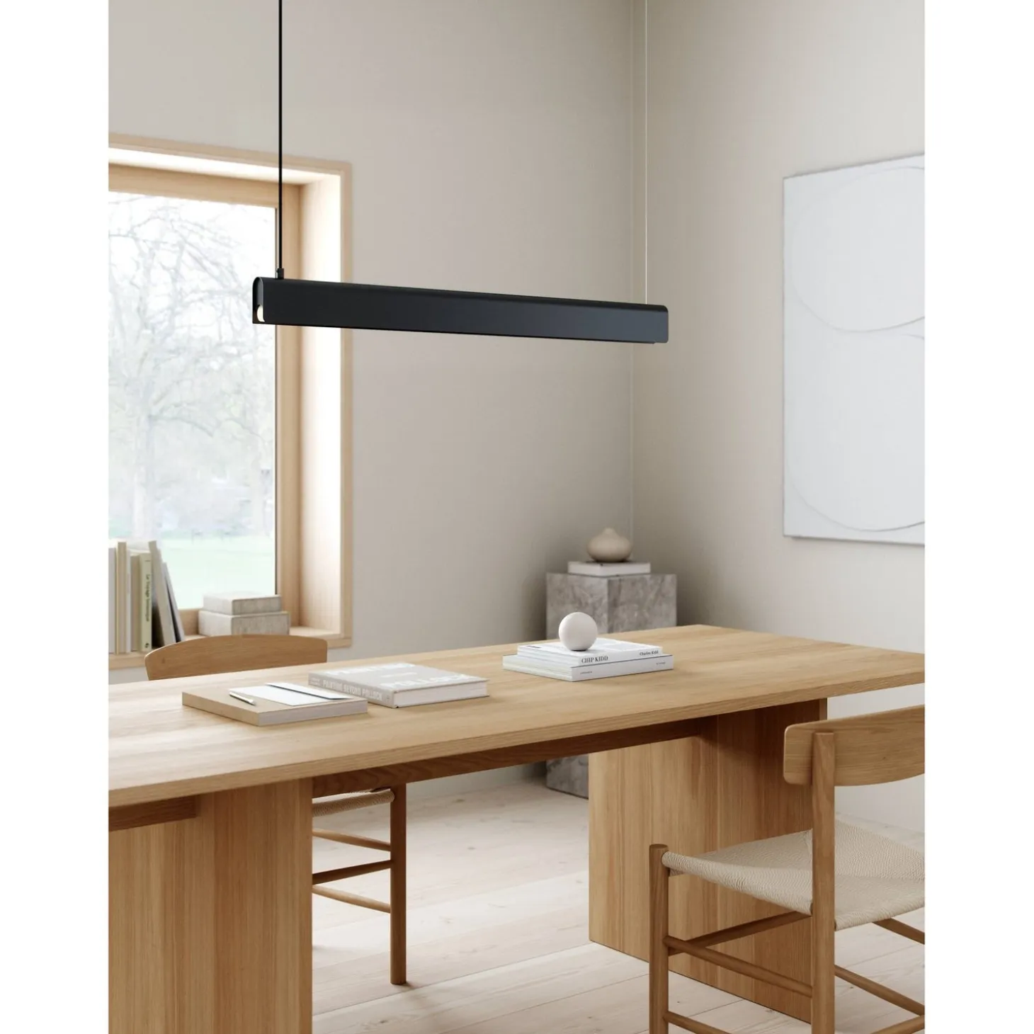 Beau 100 cm Svart Taklampa