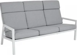 Belfort 3-sits Hög Soffa Vit/Grå