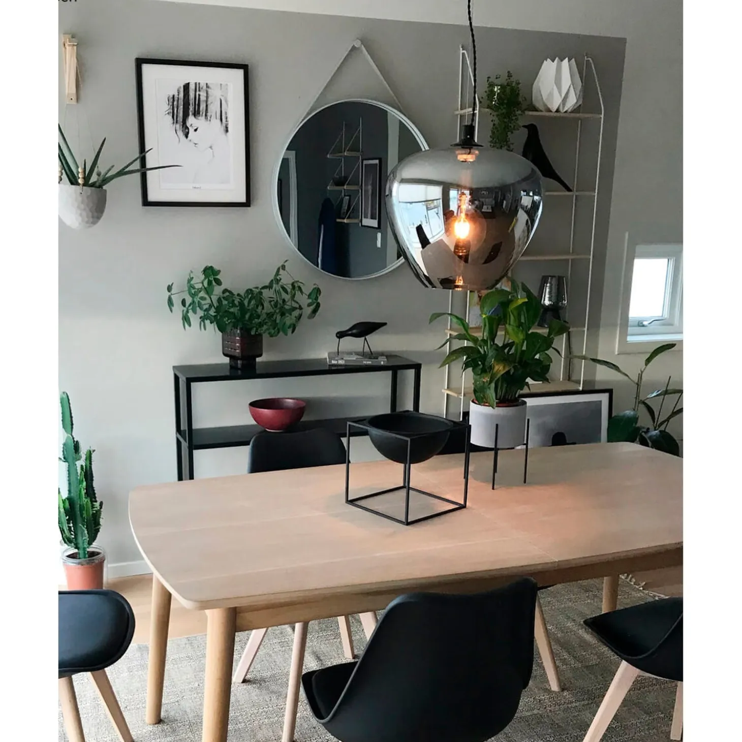 Bellissimo Grande Taklampa Rökgrå