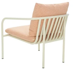 Bendt Fåtölj Pearl White/Teddy Orange