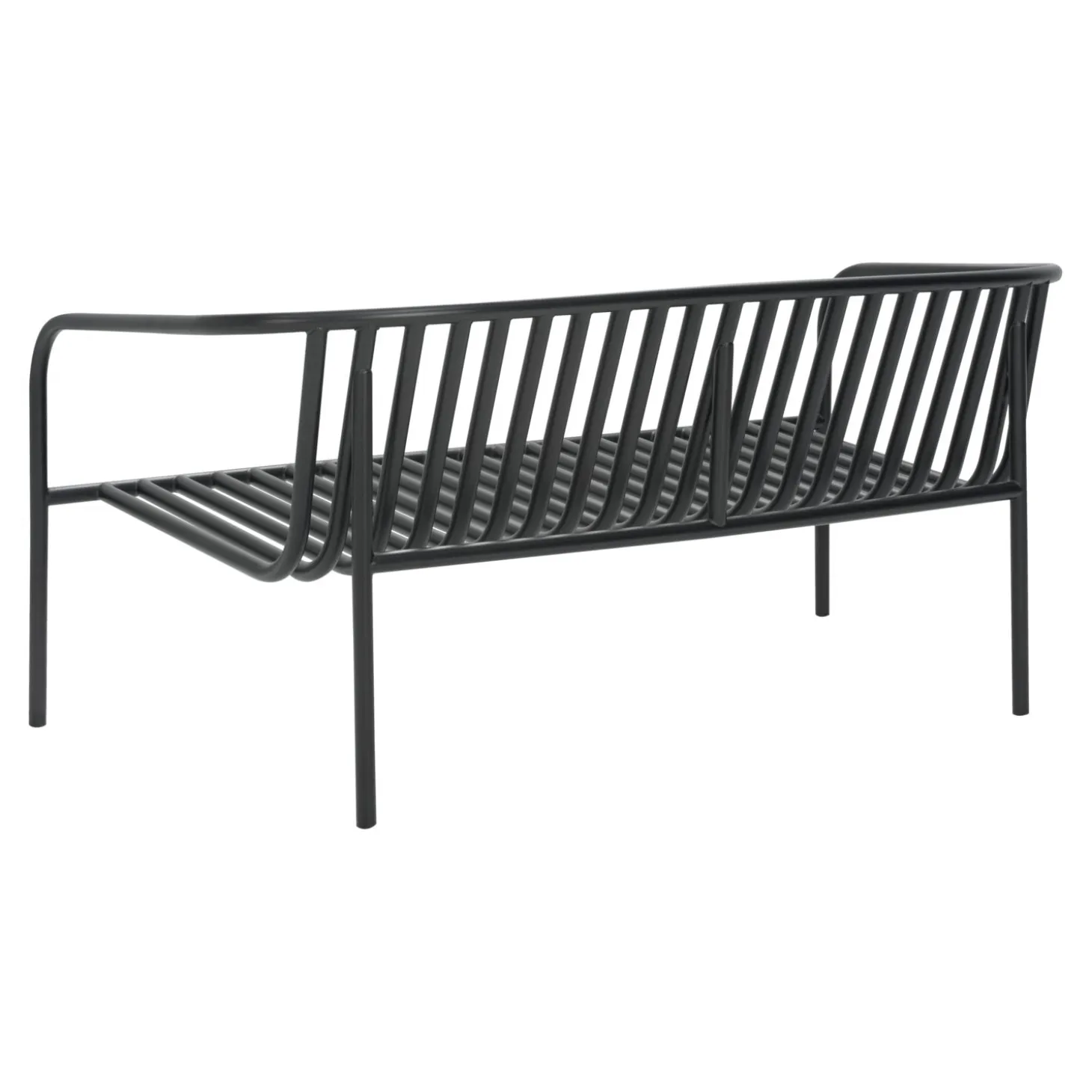 Bendt 2-sits Soffa 138x72 cm Svart/Teddy Ant