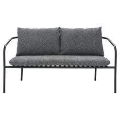Bendt 2-sits Soffa 138x72 cm Svart/Teddy Ant