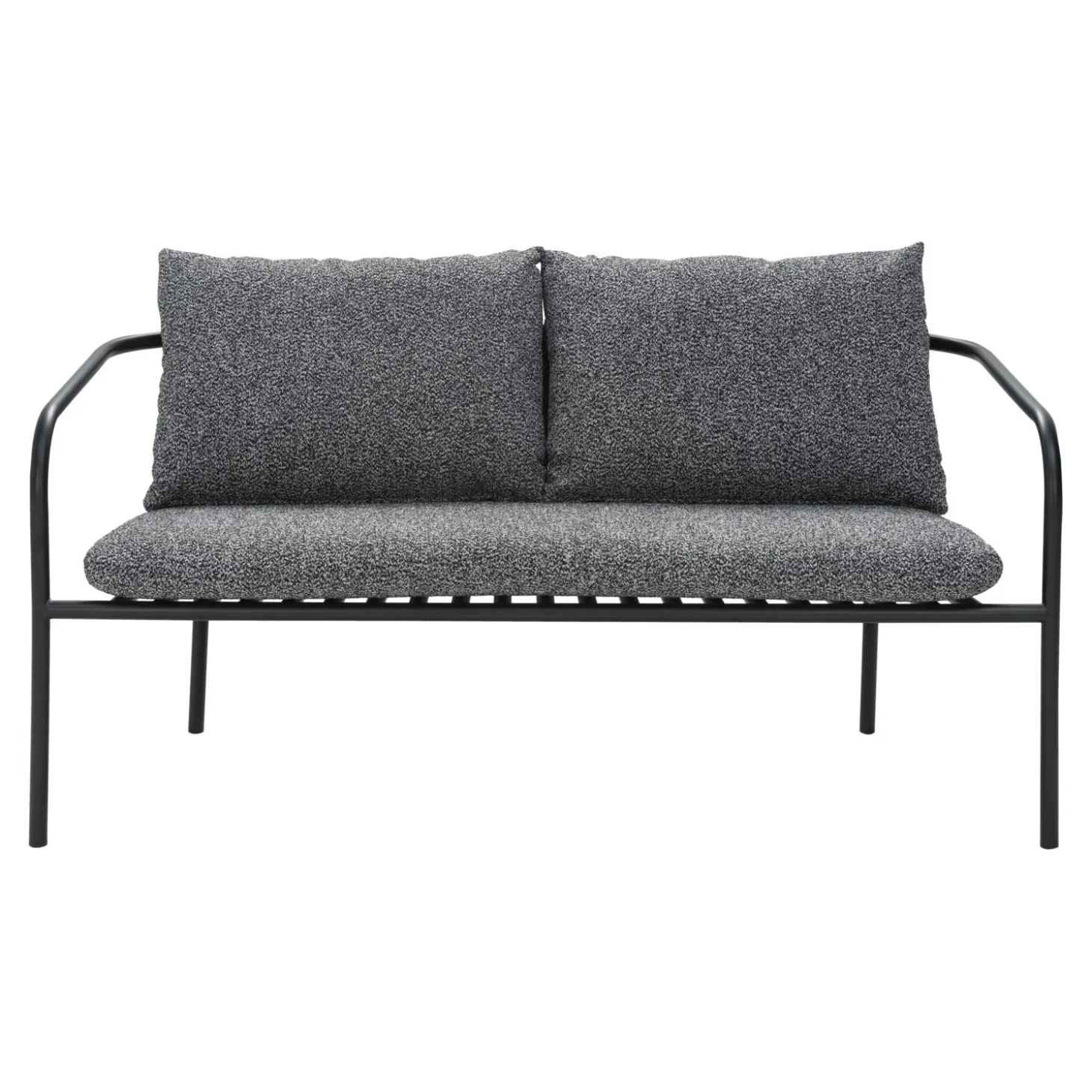 Bendt 2-sits Soffa 138x72 cm Svart/Teddy Ant