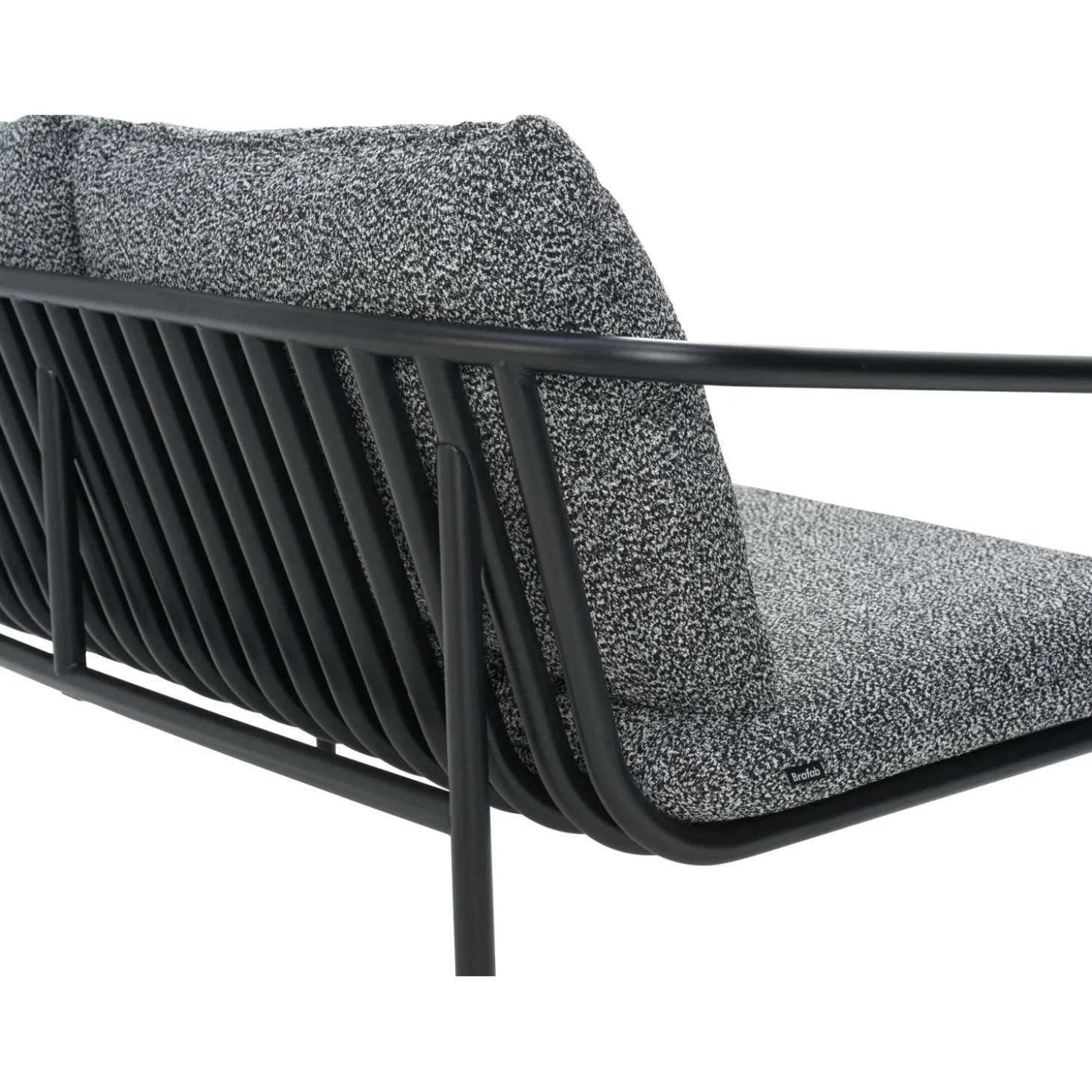 Bendt 2-sits Soffa 138x72 cm Svart/Teddy Ant