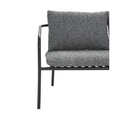 Bendt 2-sits Soffa 138x72 cm Svart/Teddy Ant