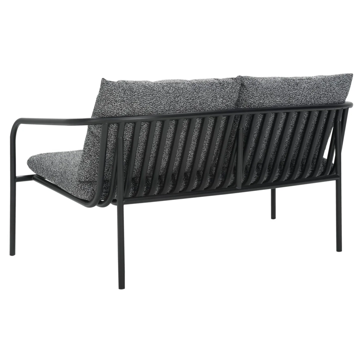 Bendt 2-sits Soffa 138x72 cm Svart/Teddy Ant