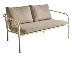 Bendt 2-sits Utesoffa Pearl White/Teddy Beige