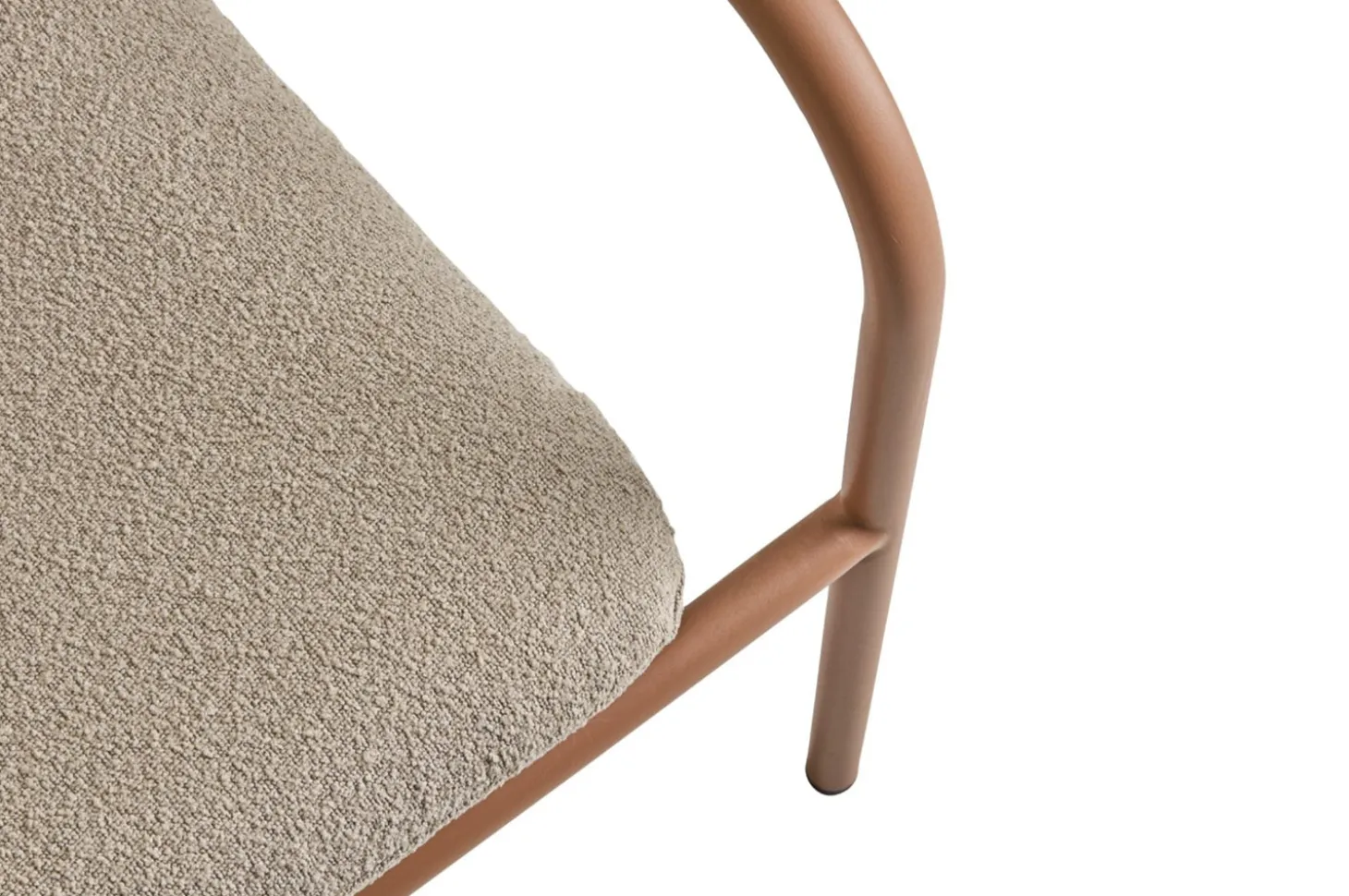 Bendt Utefåtölj Peach/Teddy Beige