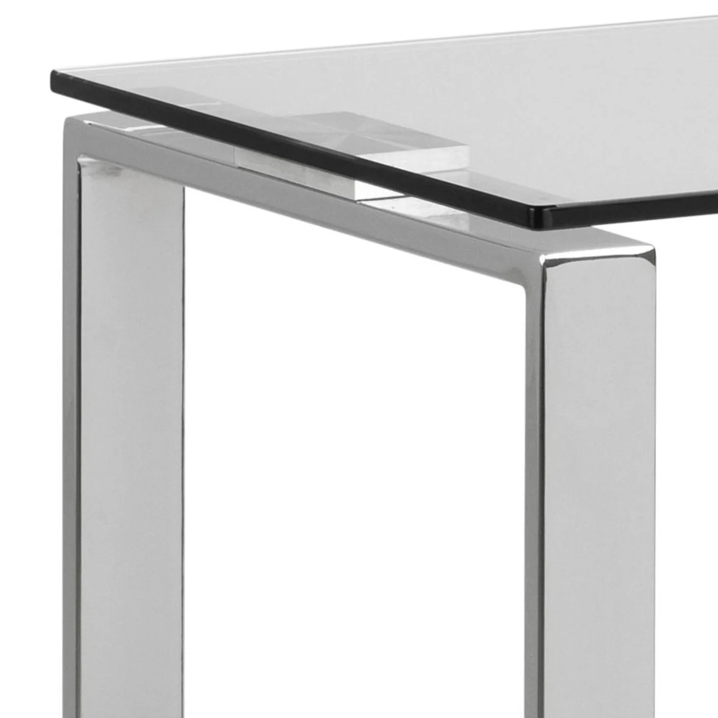 Benz Konsolbord 110x40 cm Krom/Glas
