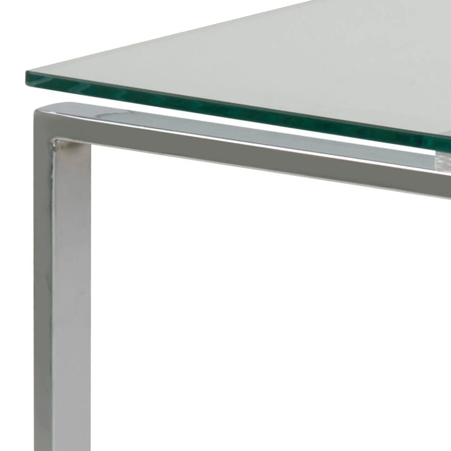 Benz Satsbord 55x50x50 cm Krom/Glas