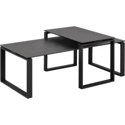 Benz Satsbord 45x115x69 cm Svart Keramik