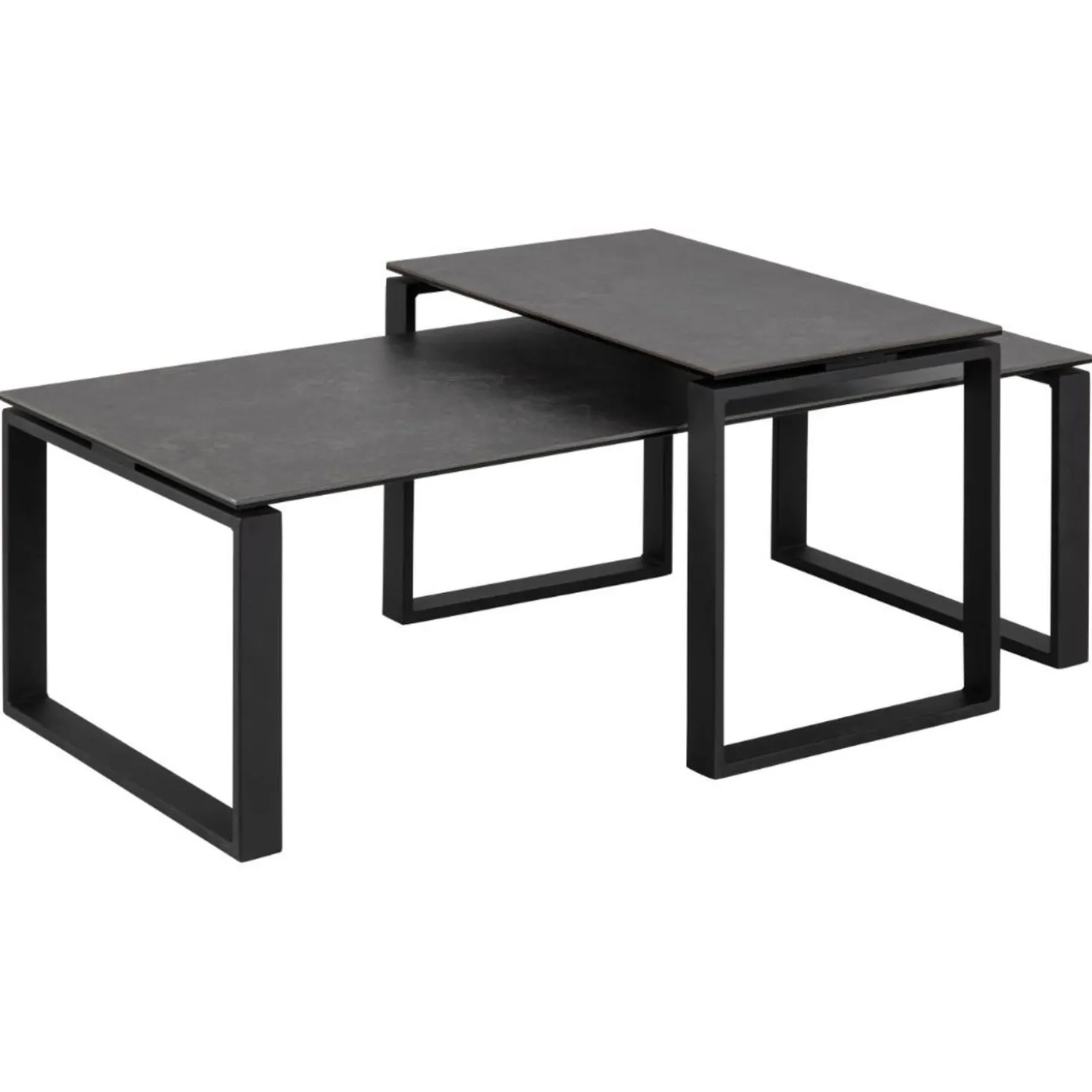 Benz Satsbord 45x115x69 cm Svart Keramik