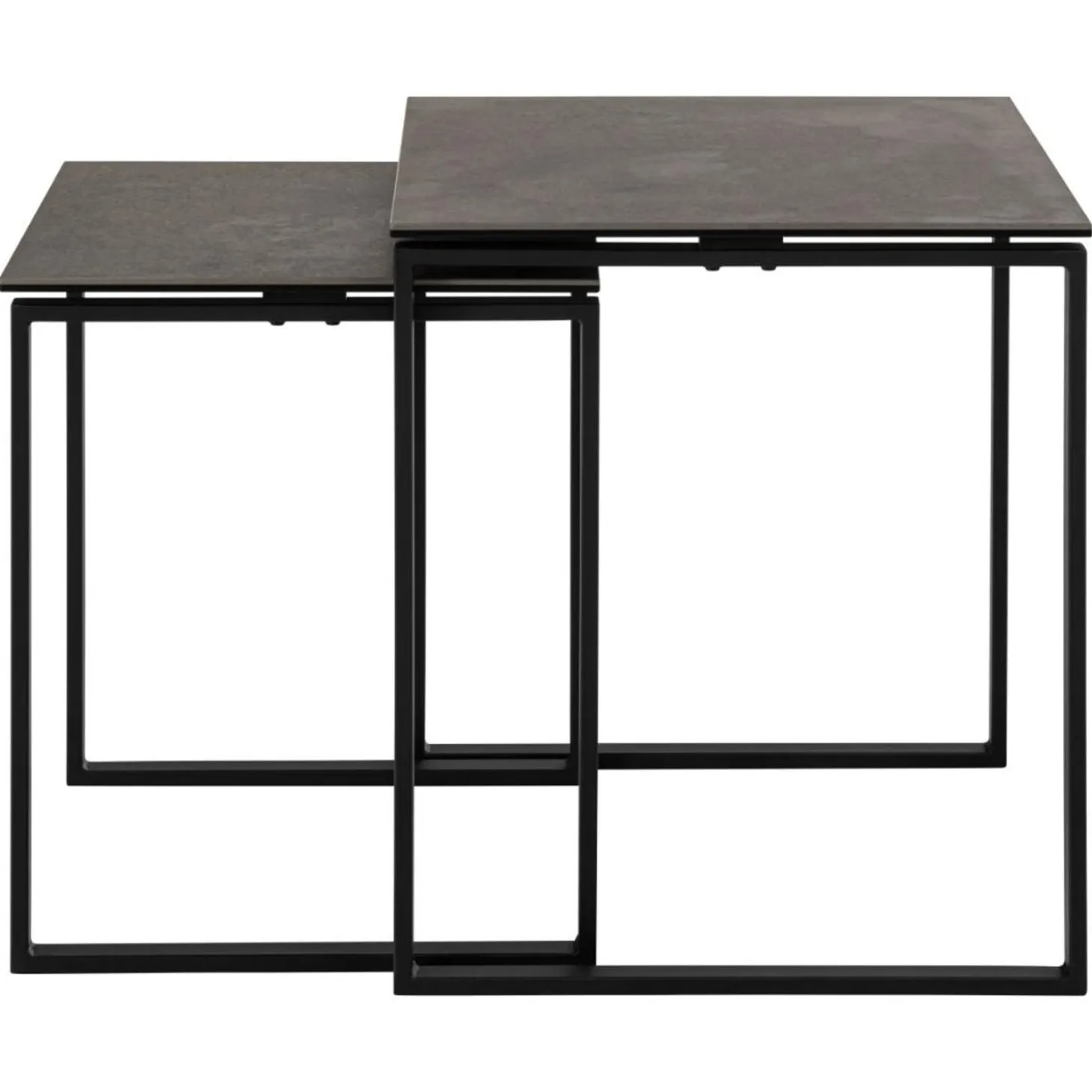 Benz Satsbord 55x50x50 cm Svart Keramik