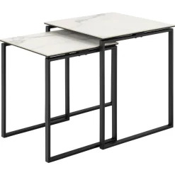 Benz Satsbord 55x50x50 cm Vit Keramik