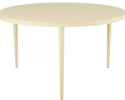 Bigby Matgrupp Lemon Rund 130 cm ink 6st Delia stolar