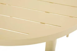 Bigby Matgrupp Lemon Rund 130 cm ink 6st Delia stolar