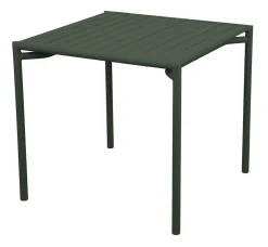 Bliss Matgrupp - Bord 80x80 cm + 2 st Karmstolar Dark Green