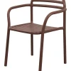 Bliss Matgrupp - Bord 130x80 cm + 4 st Karmstolar Desert Red