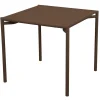 Bliss Matgrupp - Bord 80x80 cm + 2 st Stolar Desert Red