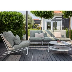 Blixt Loungefåtölj Light Grey/Verde