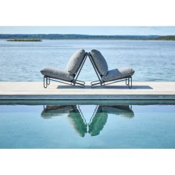 Blixt Loungefåtölj Svart/Teddy Ant