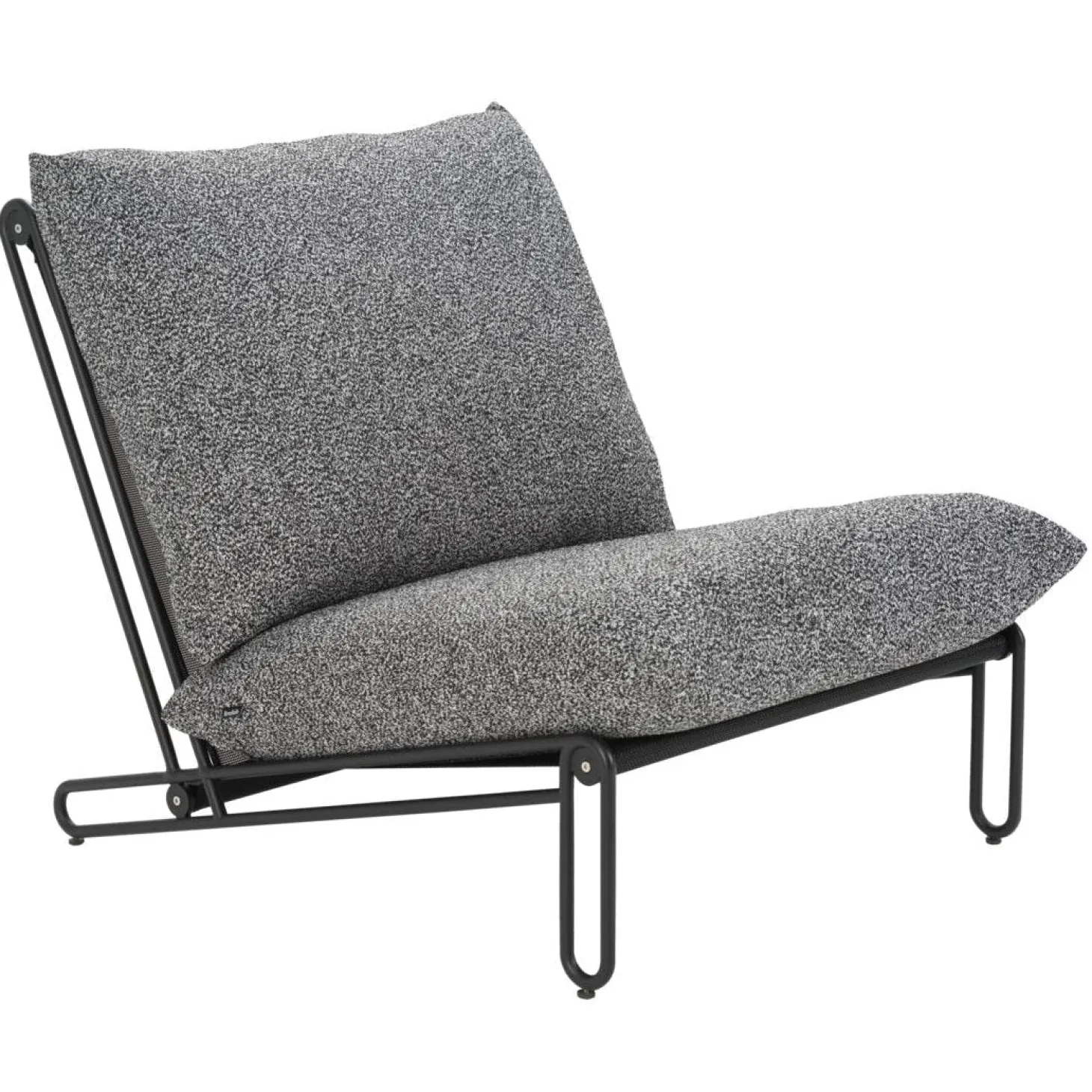 Blixt Loungefåtölj Svart/Teddy Ant
