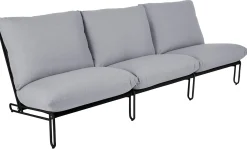 Blixt 3-sits soffa Svart/Grå