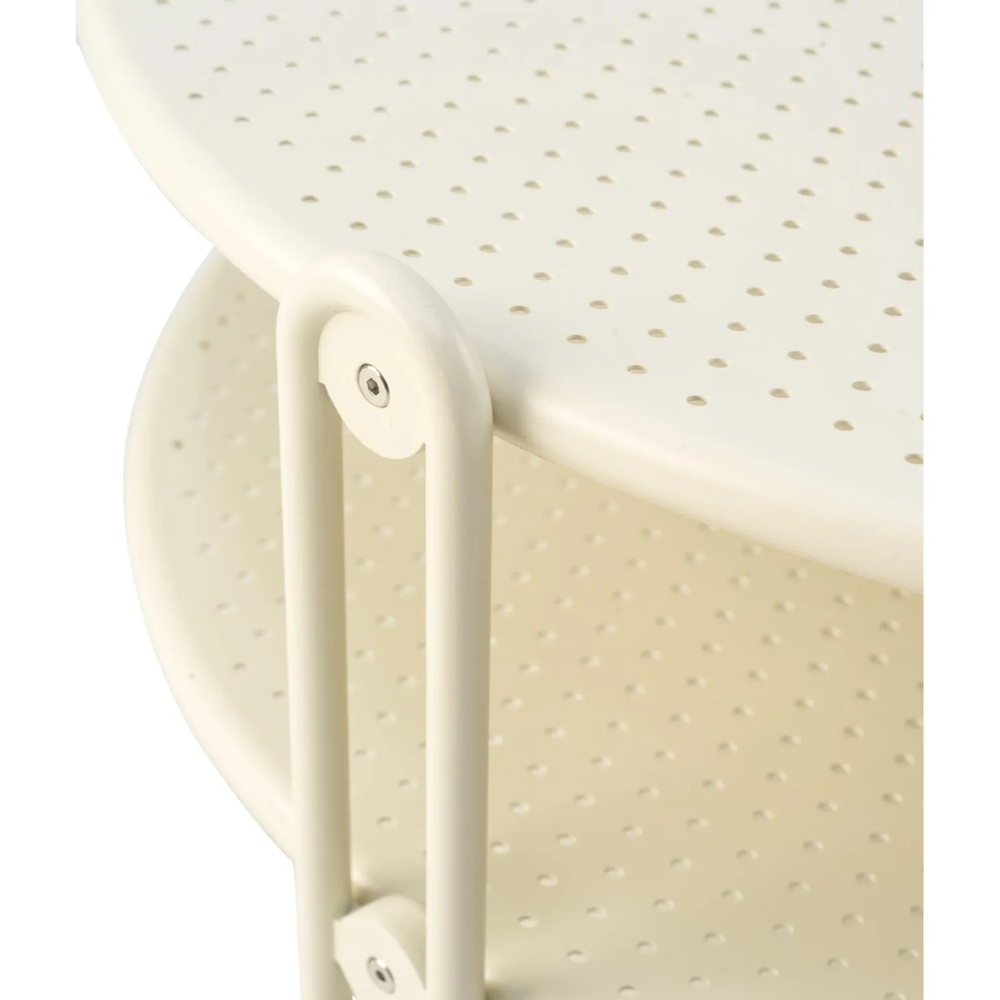 Blixt Soffbord ⌀85 cm Pearl White