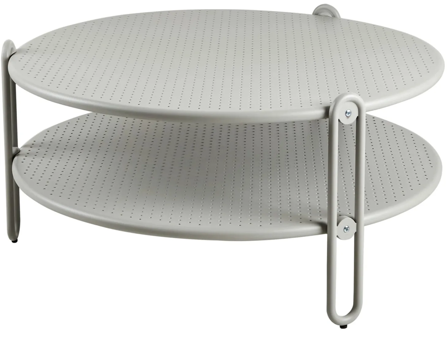 Blixt Utesoffbord 85x39 cm Light Grey
