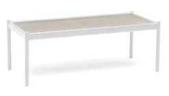 Bolmsö Utesoffbord 40x90 cm Vit