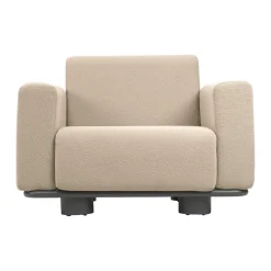 Bolster Fåtölj Antracit/Teddy Beige