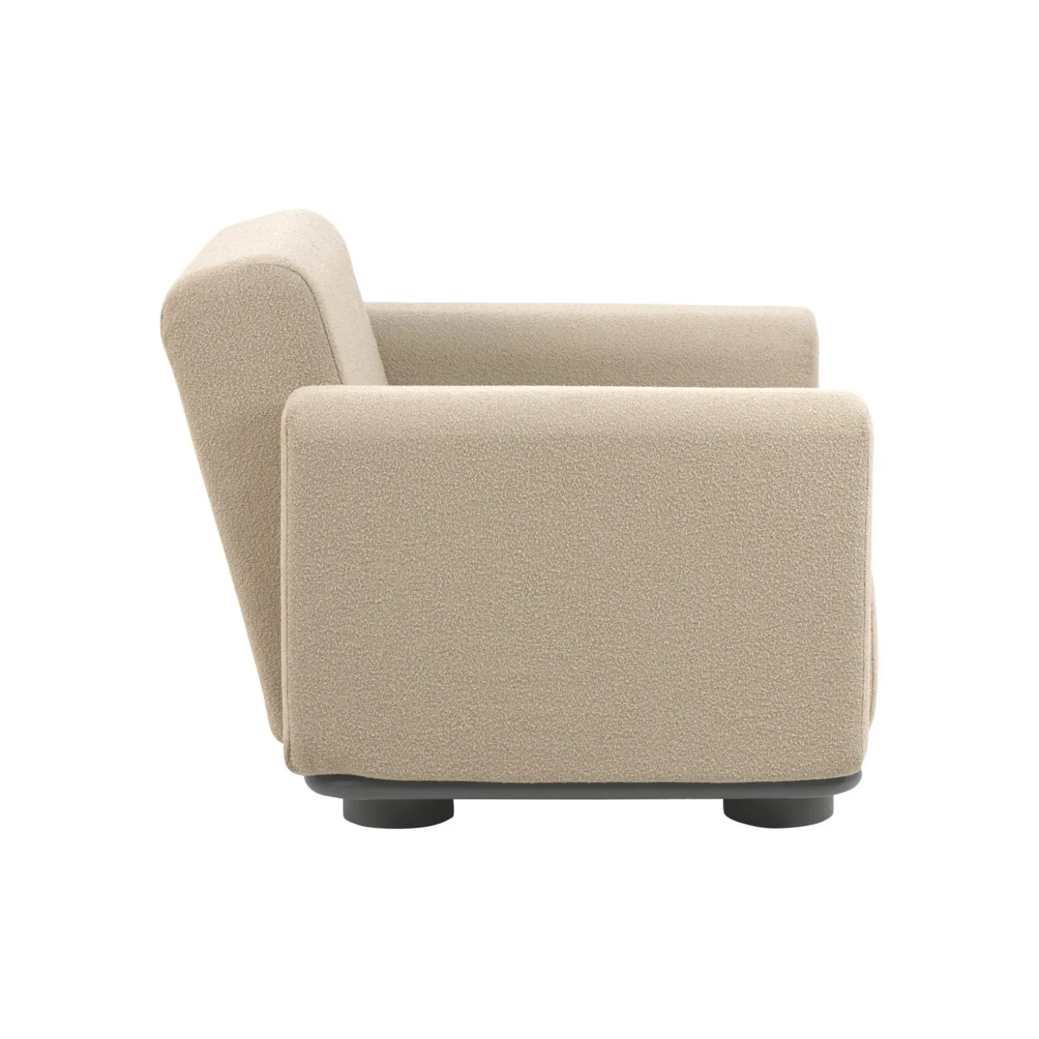 Bolster Fåtölj Antracit/Teddy Beige