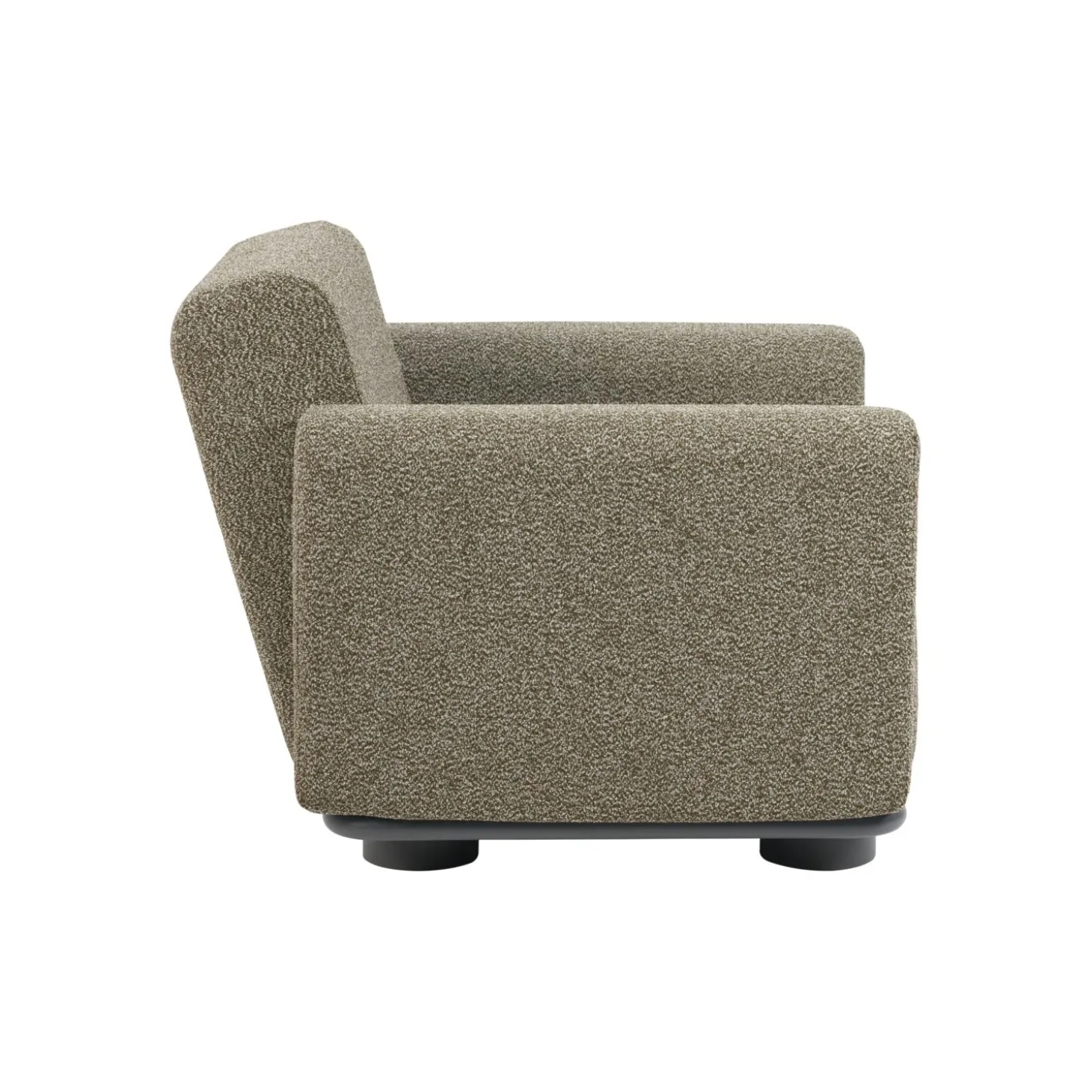 Bolster Fåtölj Antracit/Teddy Verde