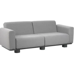 Bolster 2,5-sits Soffa 209x94 cm Antracit/Teddy Grey