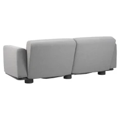 Bolster 2,5-sits Soffa 209x94 cm Antracit/Teddy Grey
