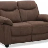 Boston 2-sits Soffa Brunt Tyg