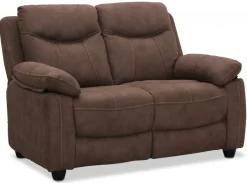 Boston 2-sits Soffa Brunt Tyg