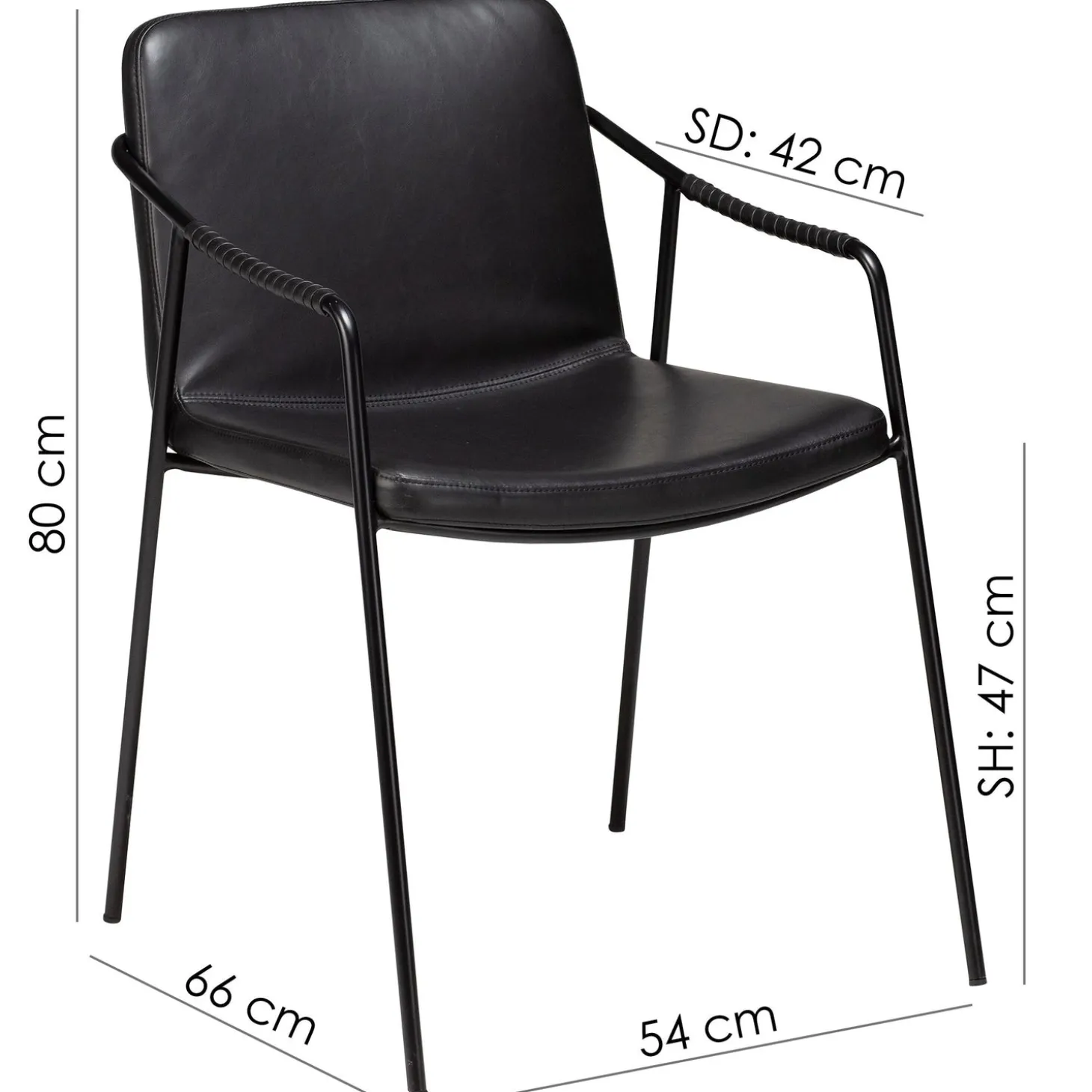 Boto Stol Vintage Black