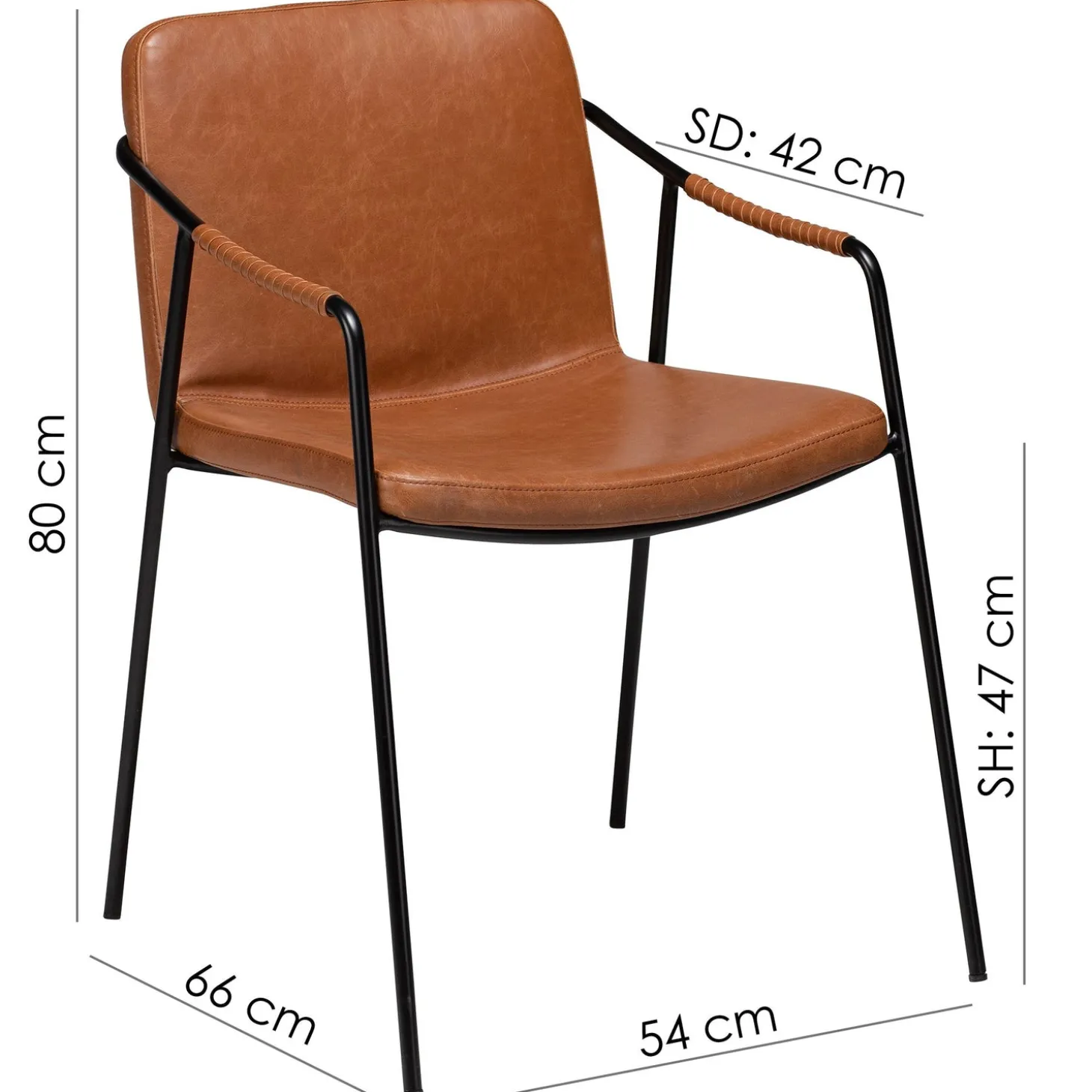 Boto Stol Vintage Light Brown