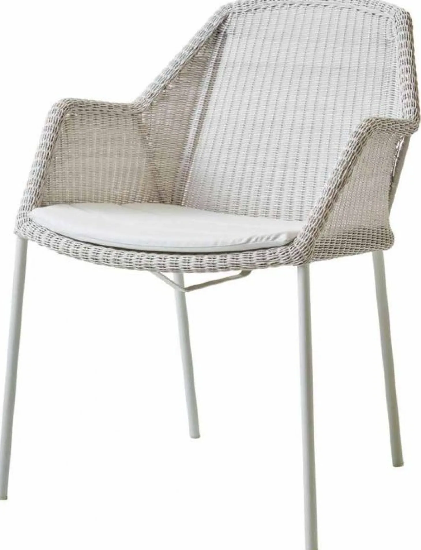 Breeze Stapelbar Karmstol Vit