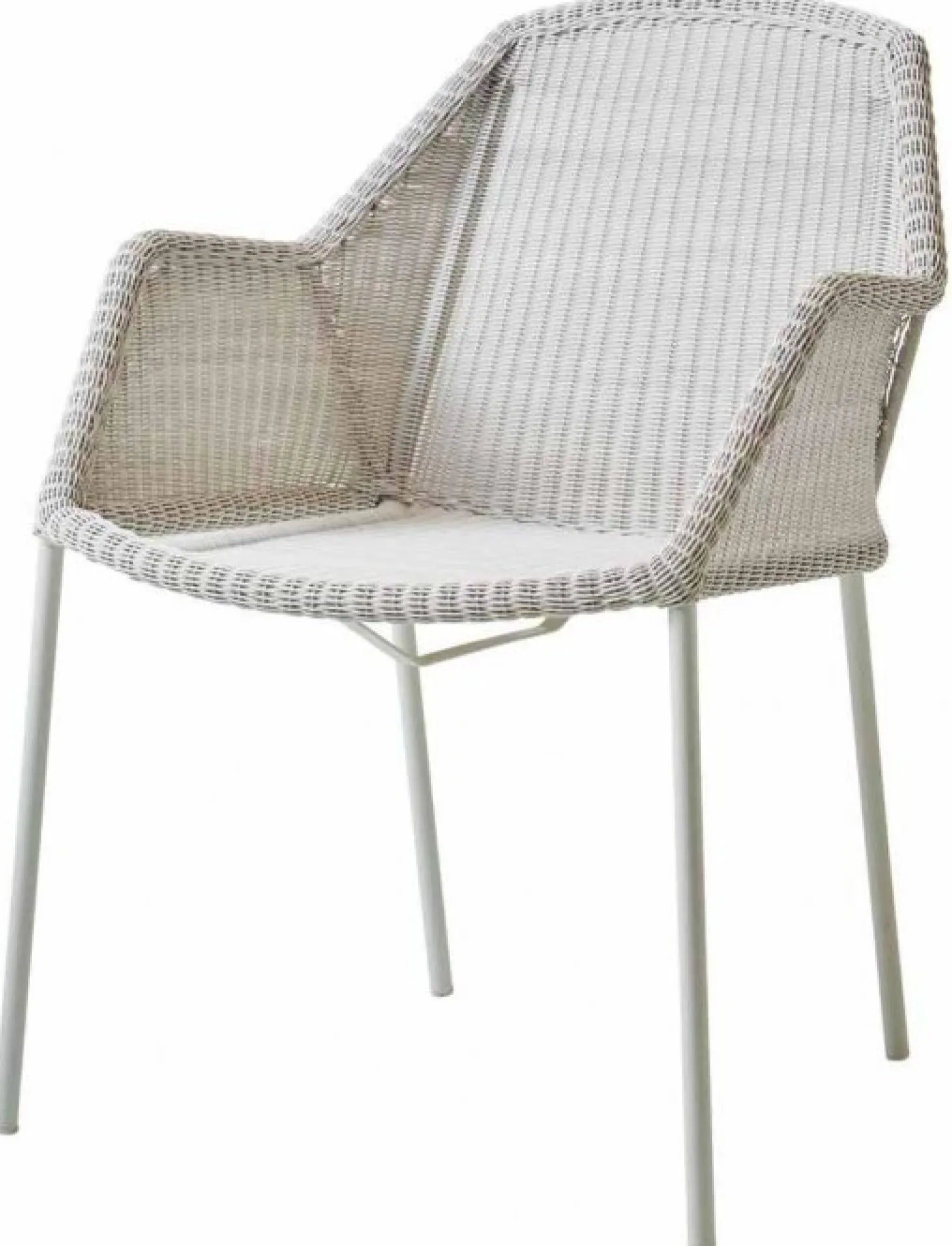 Breeze Stapelbar Karmstol Vit