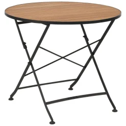 Brewer Matbord 85 cm Teak/Svart