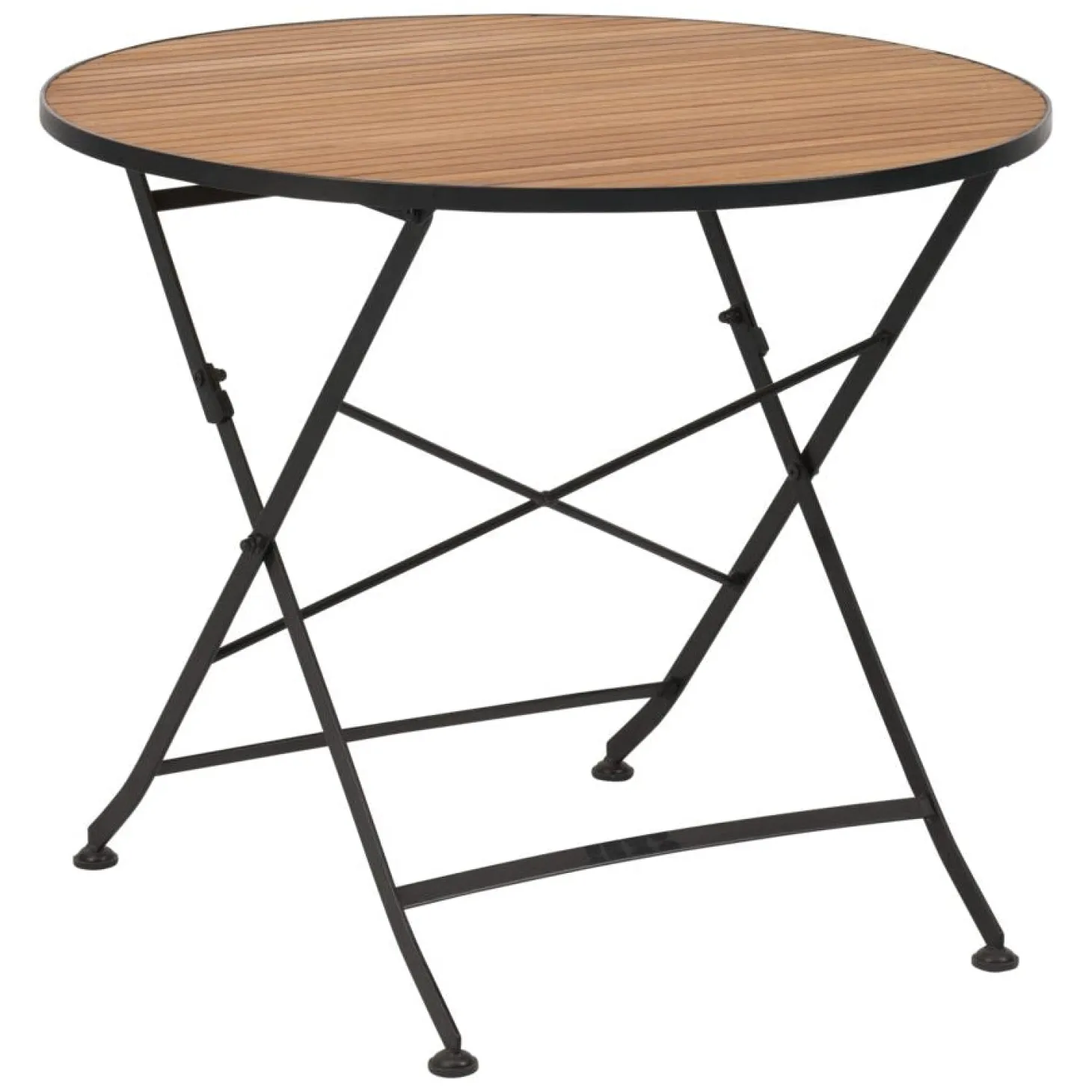 Brewer Matbord 85 cm Teak/Svart