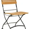 Brewer Matstol Svart/Teak
